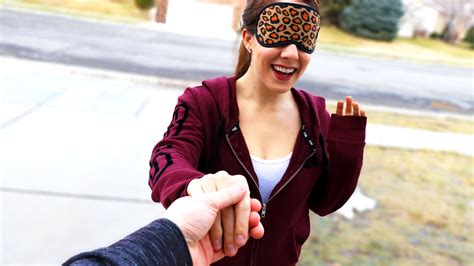 blindfolded tricked wife